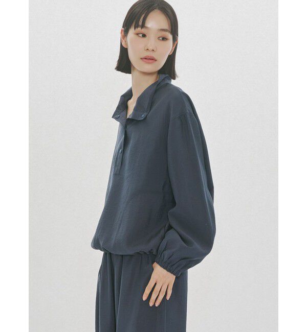 MIDIUMISOLID「MIDIUMISOLID for Ladies ポプリンアノラックプルオーバー」|Tシャツ・カットソー|