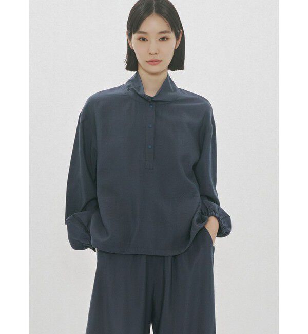 MIDIUMISOLID「MIDIUMISOLID for Ladies ポプリンアノラックプルオーバー」|Tシャツ・カットソー|