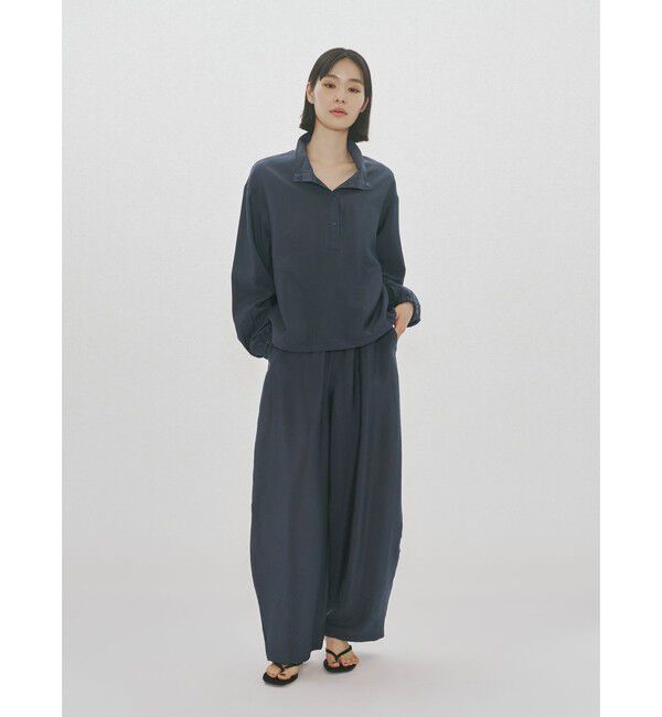 MIDIUMISOLID「MIDIUMISOLID for Ladies ポプリンアノラックプルオーバー」|Tシャツ・カットソー|