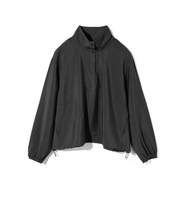 MIDIUMISOLID「MIDIUMISOLID for Ladies ポプリンアノラックプルオーバー」|Tシャツ・カットソー|ブラック