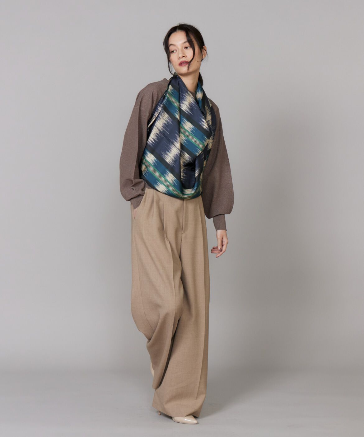 INED「ラメニットプルオーバー《la veille by SUPERIOR CLOSET》」|ニット・セーター|