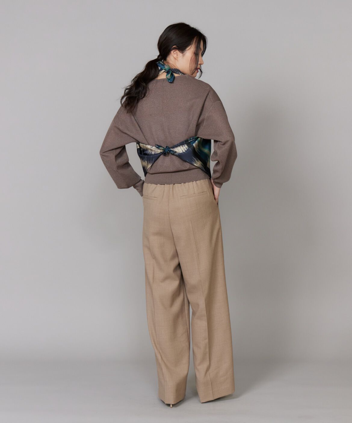 INED「ラメニットプルオーバー《la veille by SUPERIOR CLOSET》」|ニット・セーター|