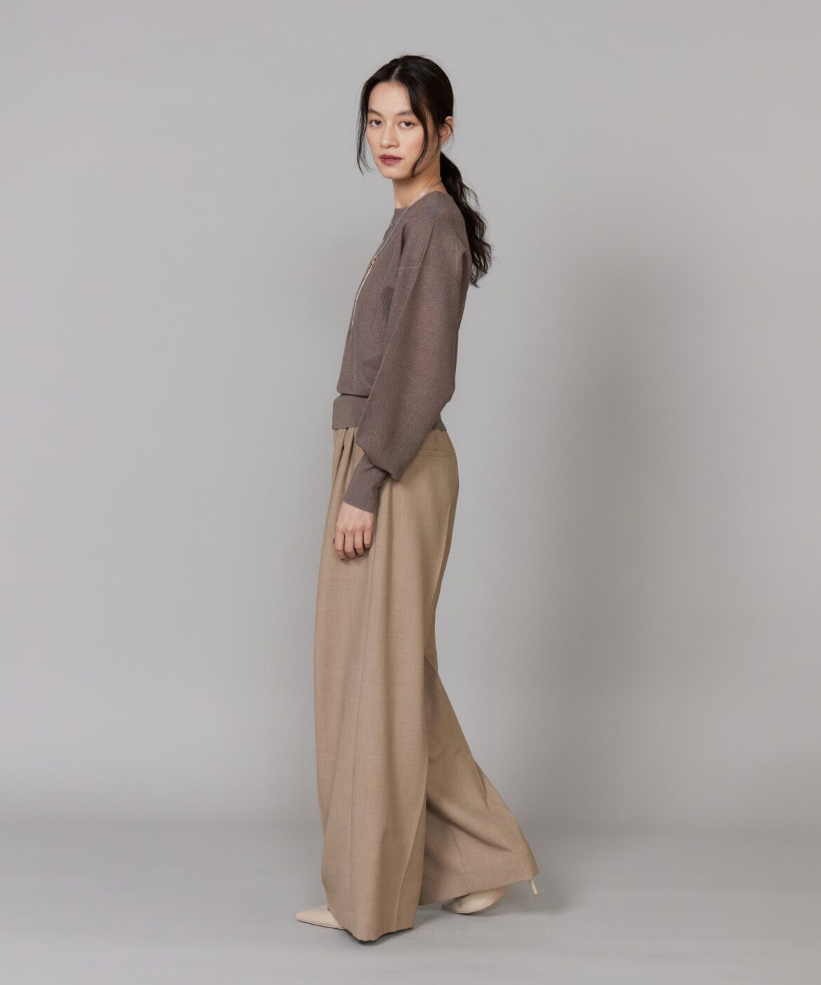 INED「ラメニットプルオーバー《la veille by SUPERIOR CLOSET》」|ニット・セーター|