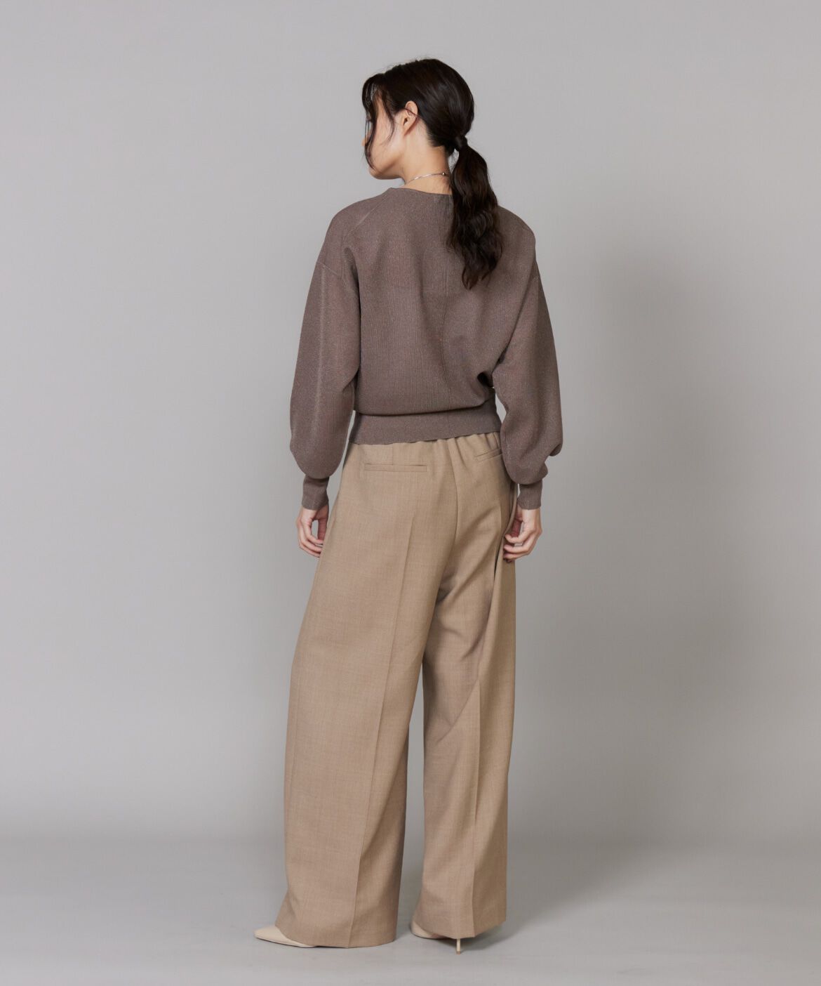 INED「ラメニットプルオーバー《la veille by SUPERIOR CLOSET》」|ニット・セーター|