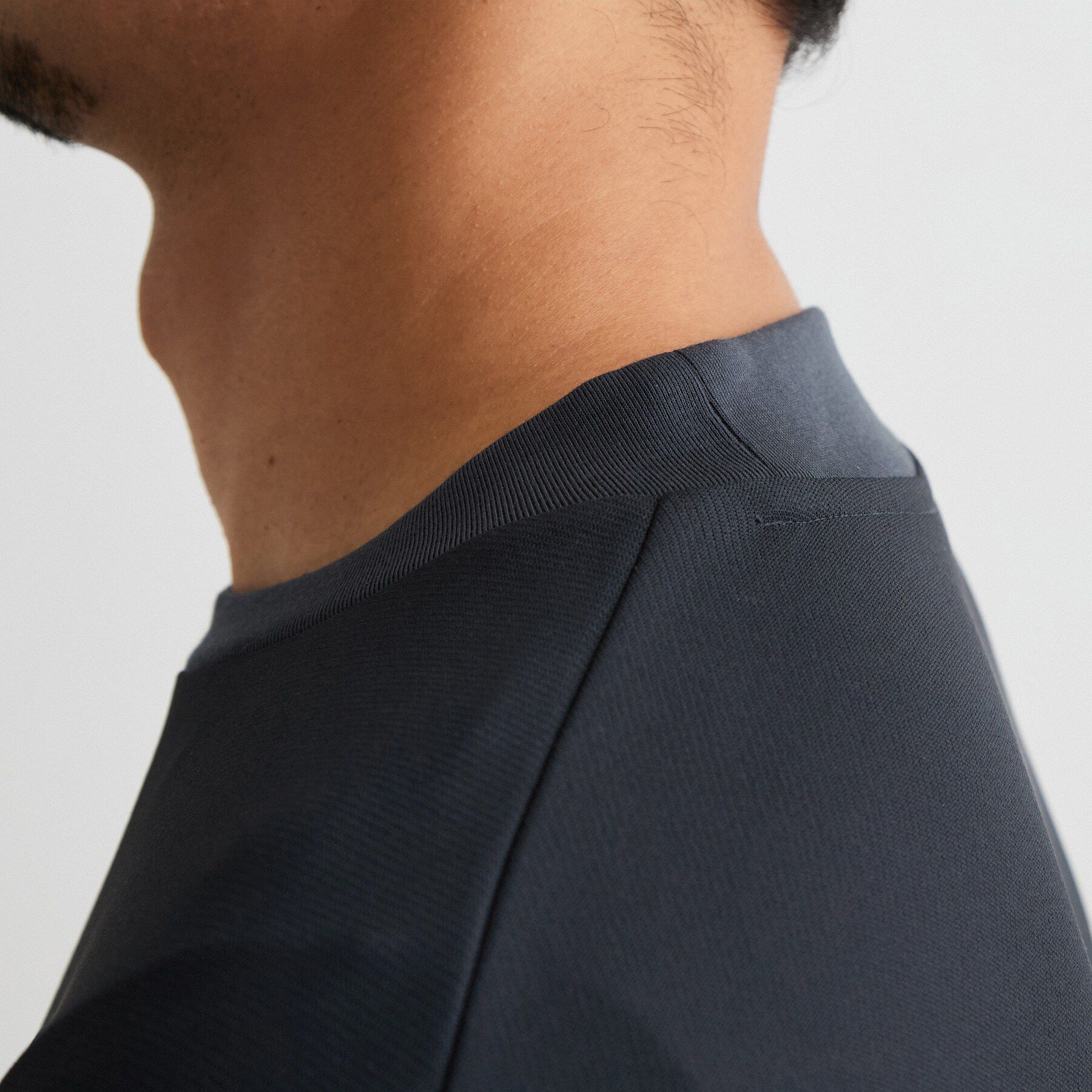 THE SHOP TK「【ジャケットインにおすすめ】ビジネス長袖Tシャツ 洗濯機OK／襟高」|Tシャツ・カットソー|