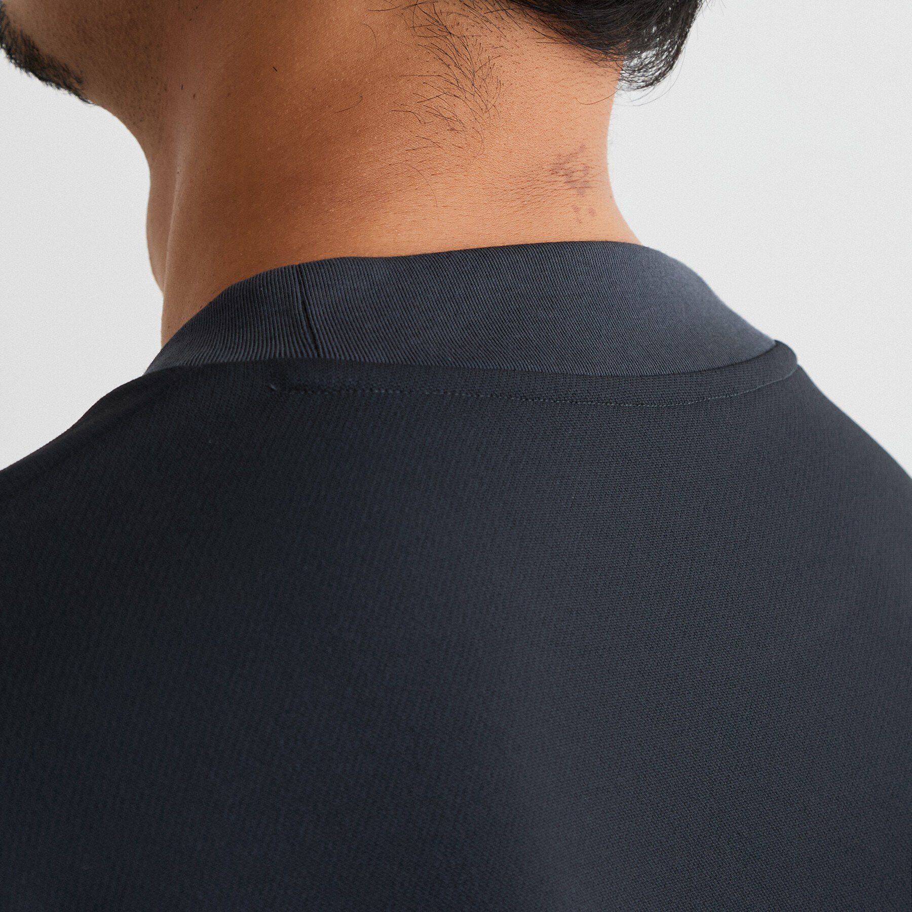 THE SHOP TK「【ジャケットインにおすすめ】ビジネス長袖Tシャツ 洗濯機OK／襟高」|Tシャツ・カットソー|