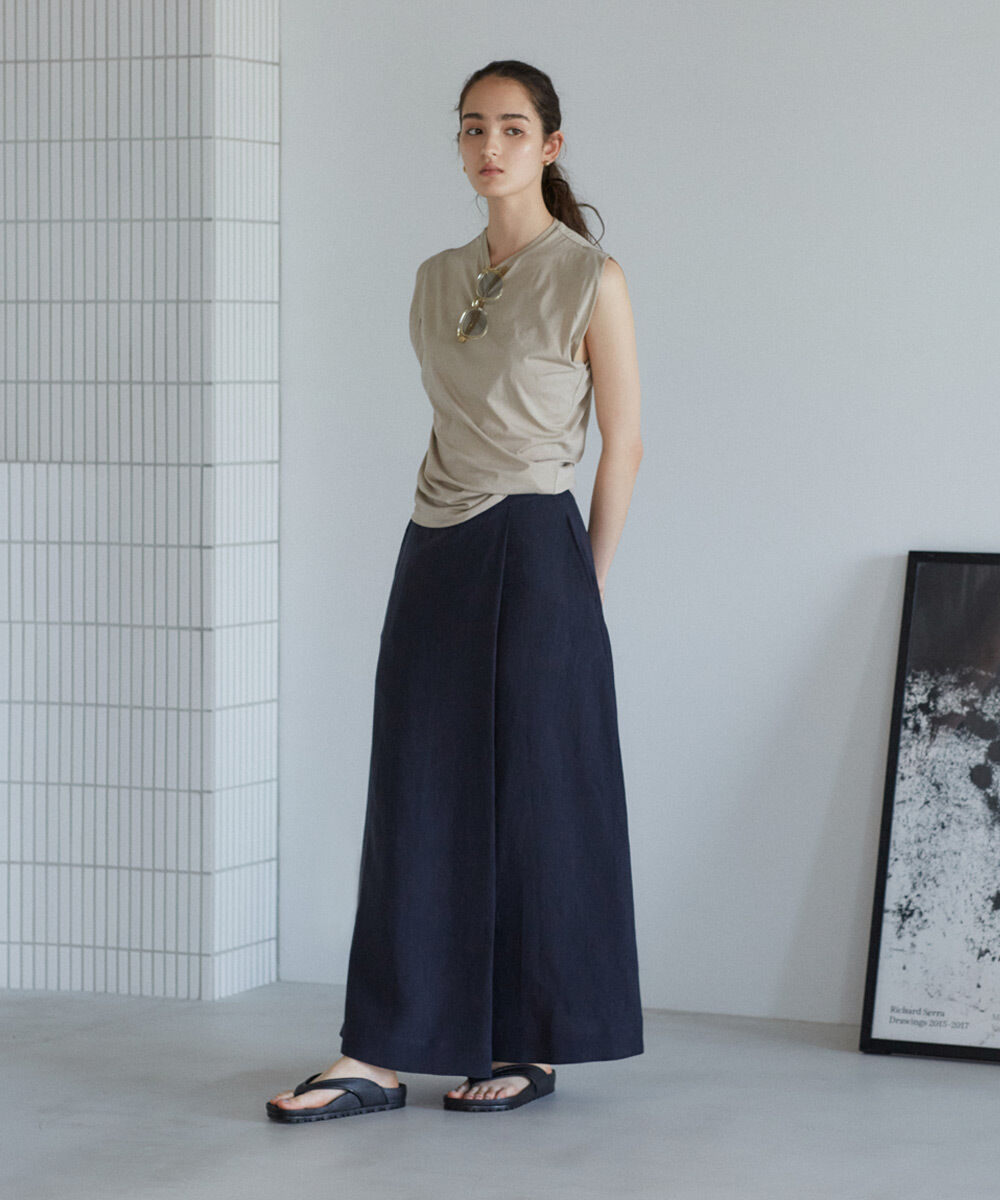YLEVE 「YLEVE / COTTON TWISTED NO SLEEVE PULL OVER」|Tシャツ・カットソー|