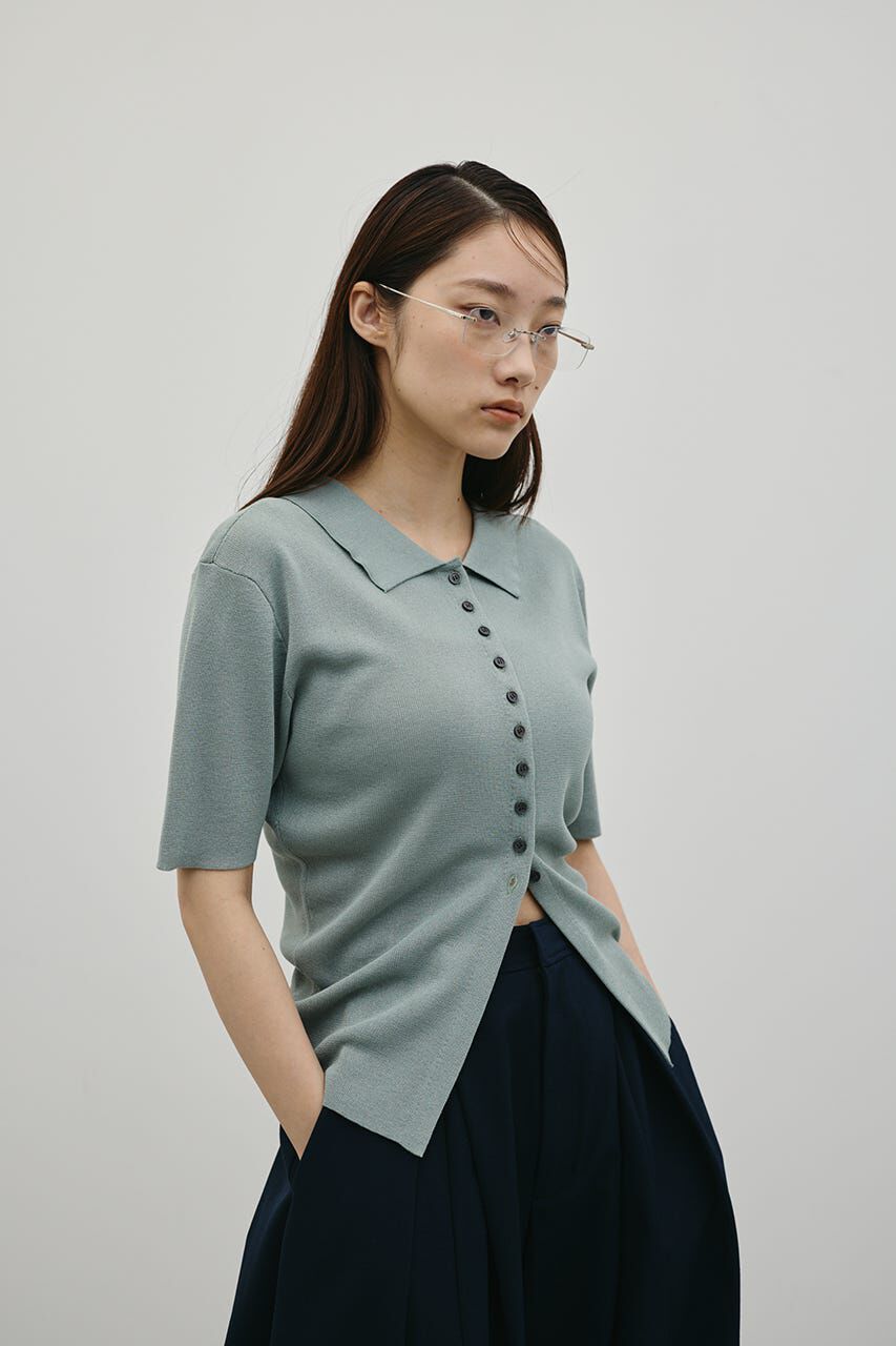 STYLEMIXER「2WAYカラーニットポロ」|ニット・セーター|GRN