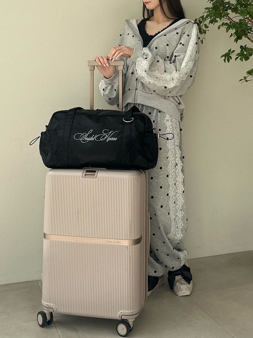 SNIDEL HOME「レーススウェットパーカー」|ルームウェア|