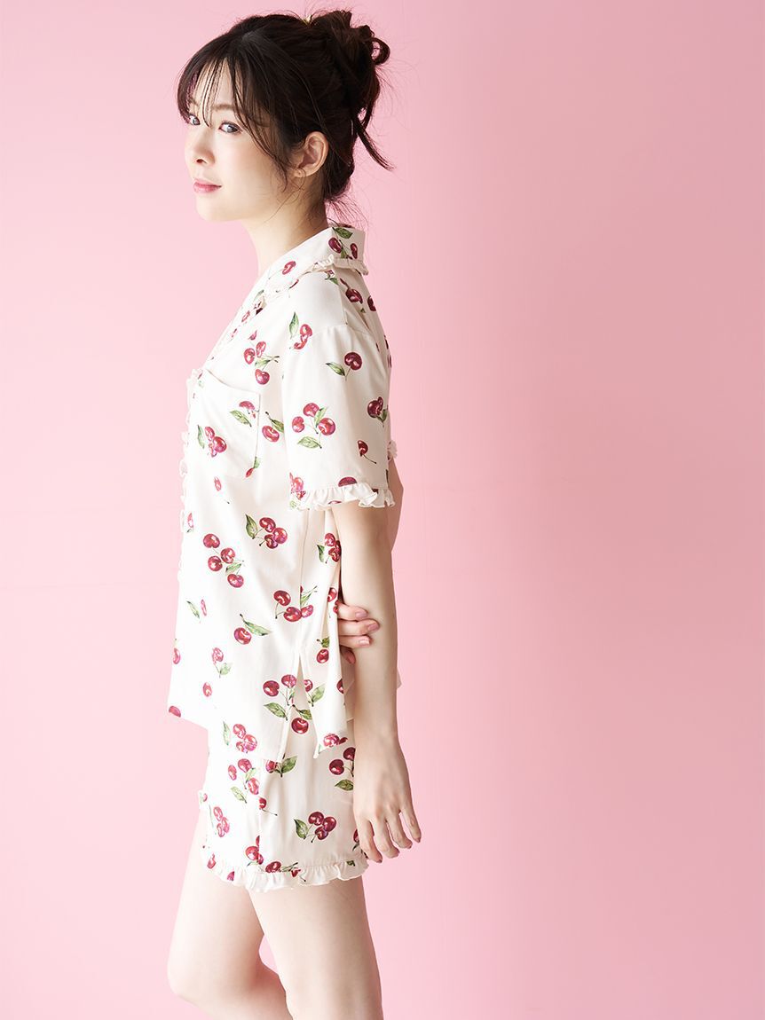 SNIDEL HOME「【Moilis】チェリーショートパンツ」|ルームウェア|