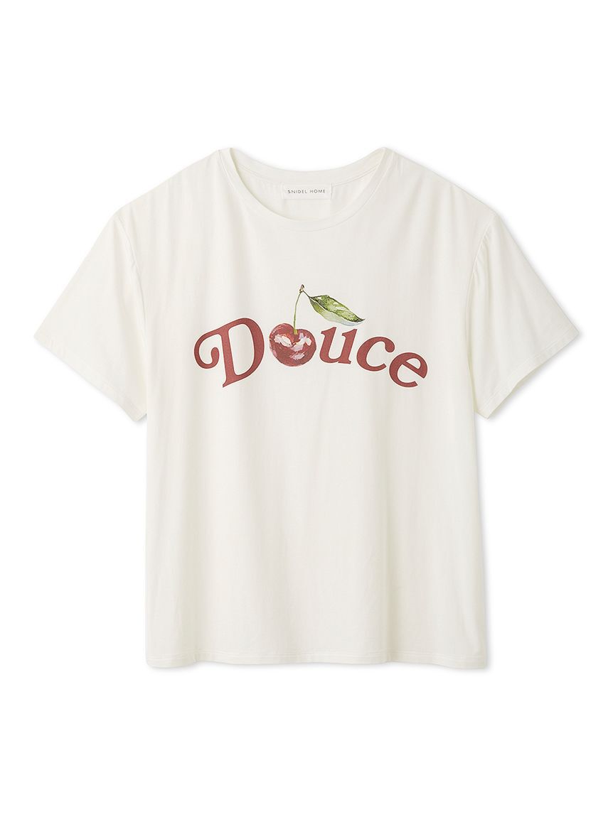SNIDEL HOME「【Moilis】チェリーモチーフTシャツ」|ルームウェア|