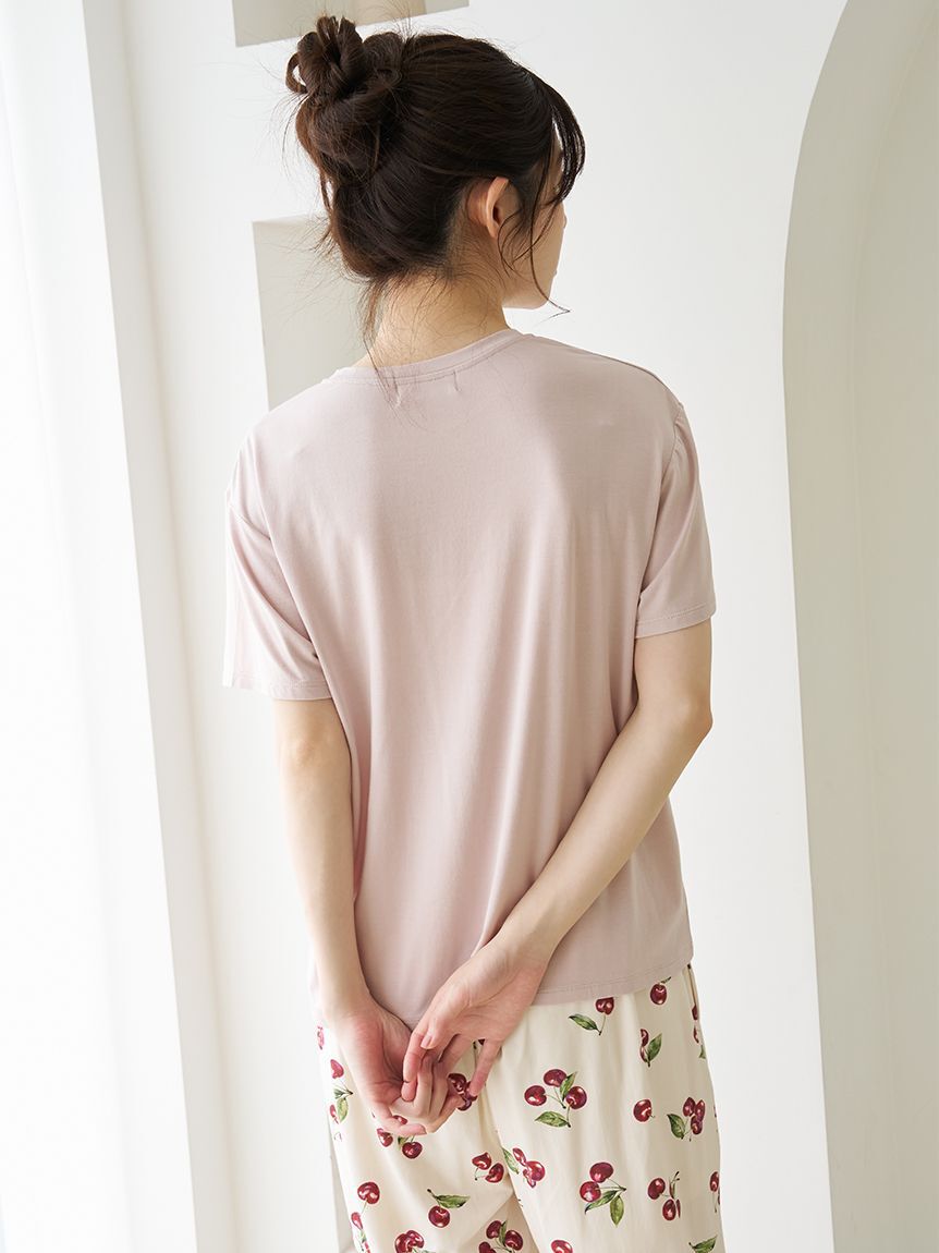 SNIDEL HOME「【Moilis】チェリーモチーフTシャツ」|ルームウェア|