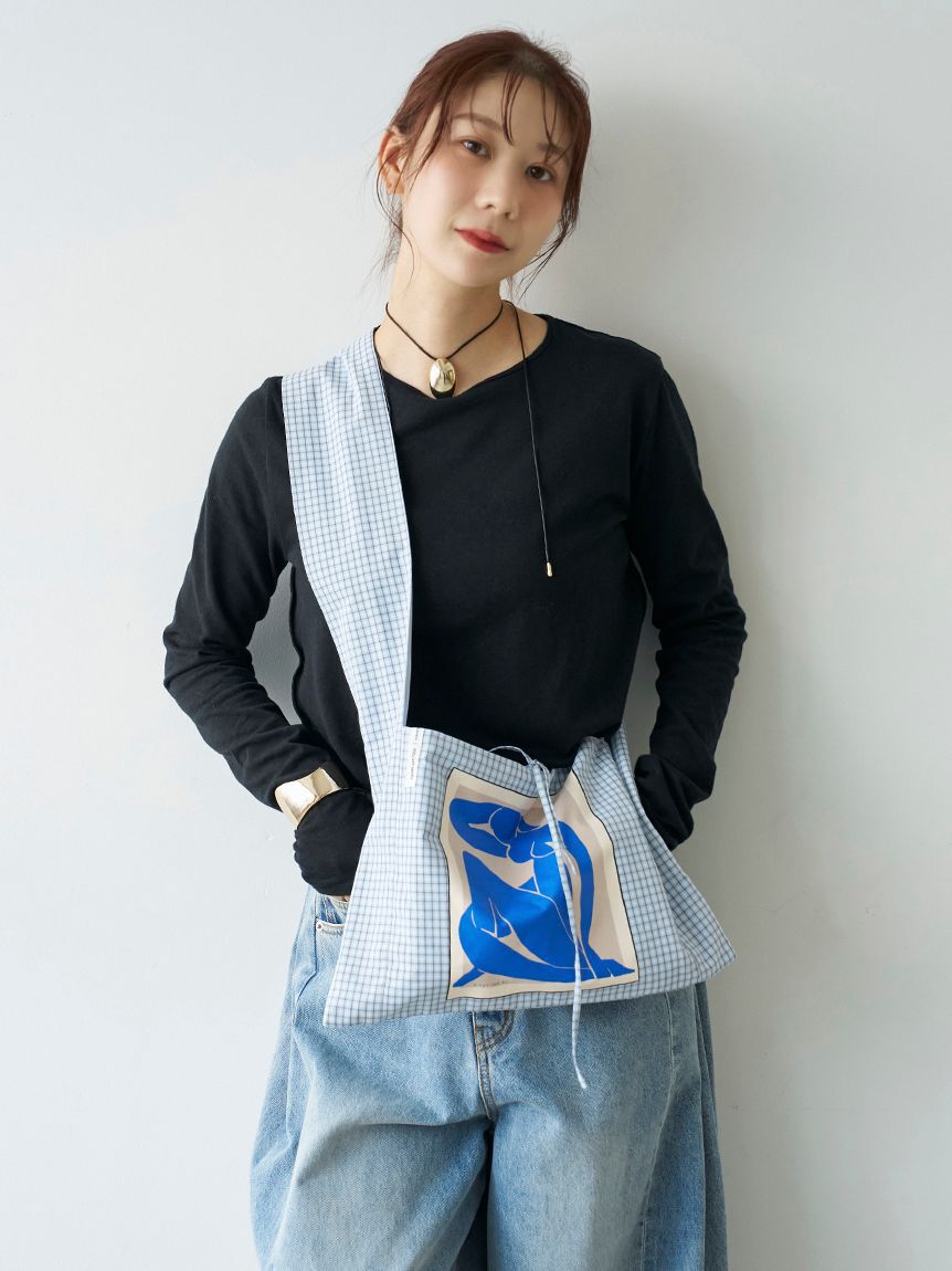 emmi atelier「【Henri Matisse】チェックトートバッグ」|トートバッグ|