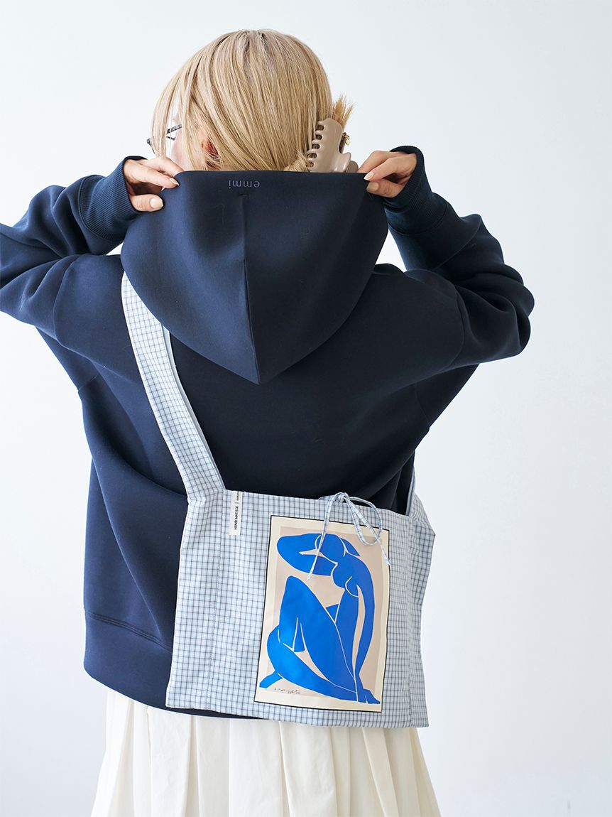 emmi atelier「【Henri Matisse】チェックトートバッグ」|トートバッグ|BLU