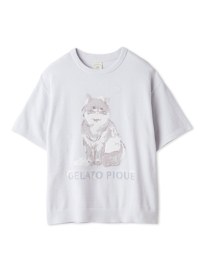 gelato pique「バスタイムCATジャガードプルオーバー」|ルームウェア|