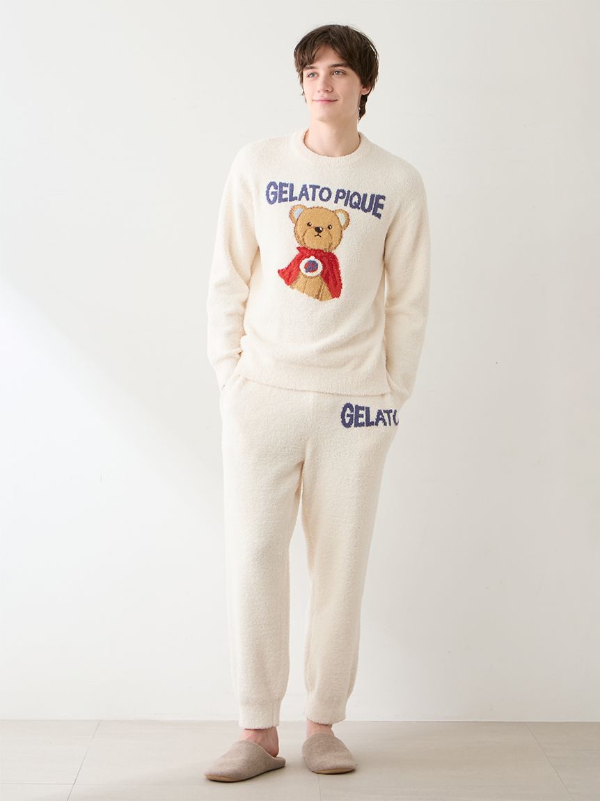 GELATO PIQUE HOMME「【HOMME】ベビモコジャガードロングパンツ」|ルームウェア|
