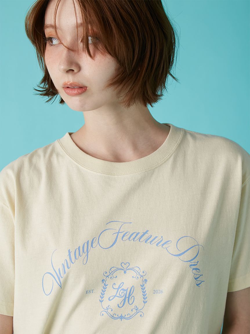 LILY BROWN「【LILY BROWN&times;Hearts2Hearts】エンブレムロゴＴシャツ」|Tシャツ・カットソー|