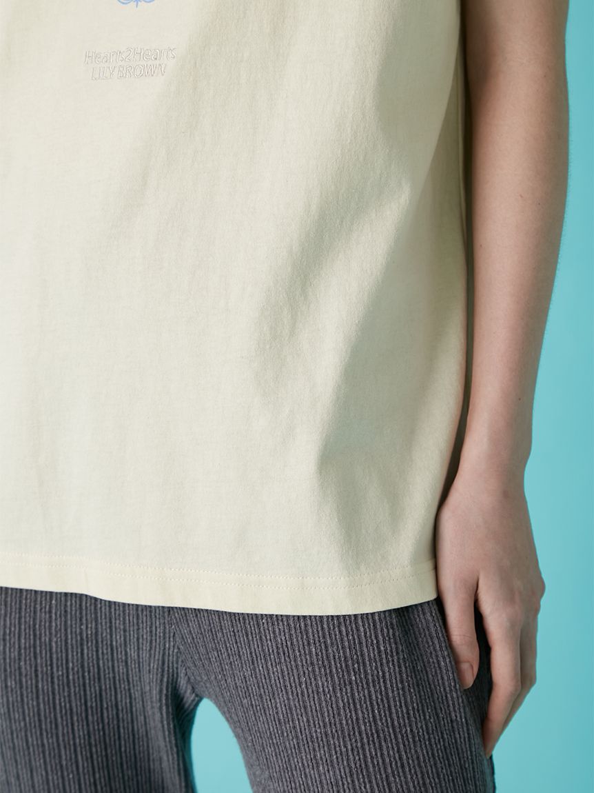 LILY BROWN「【LILY BROWN&times;Hearts2Hearts】エンブレムロゴＴシャツ」|Tシャツ・カットソー|