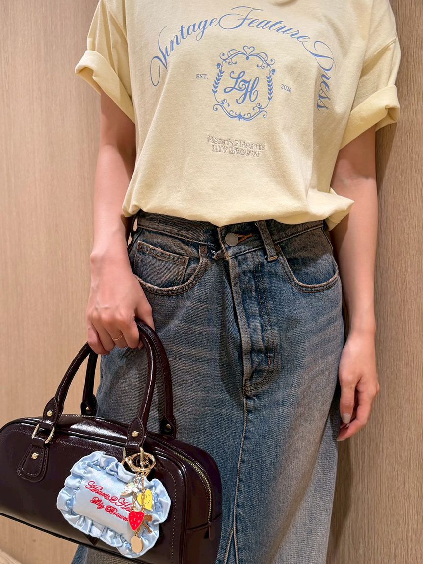 LILY BROWN「【LILY BROWN&times;Hearts2Hearts】エンブレムロゴＴシャツ」|Tシャツ・カットソー|