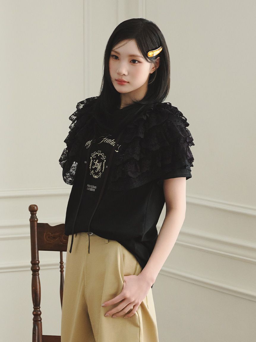 LILY BROWN「【LILY BROWN&times;Hearts2Hearts】エンブレムロゴＴシャツ」|Tシャツ・カットソー|