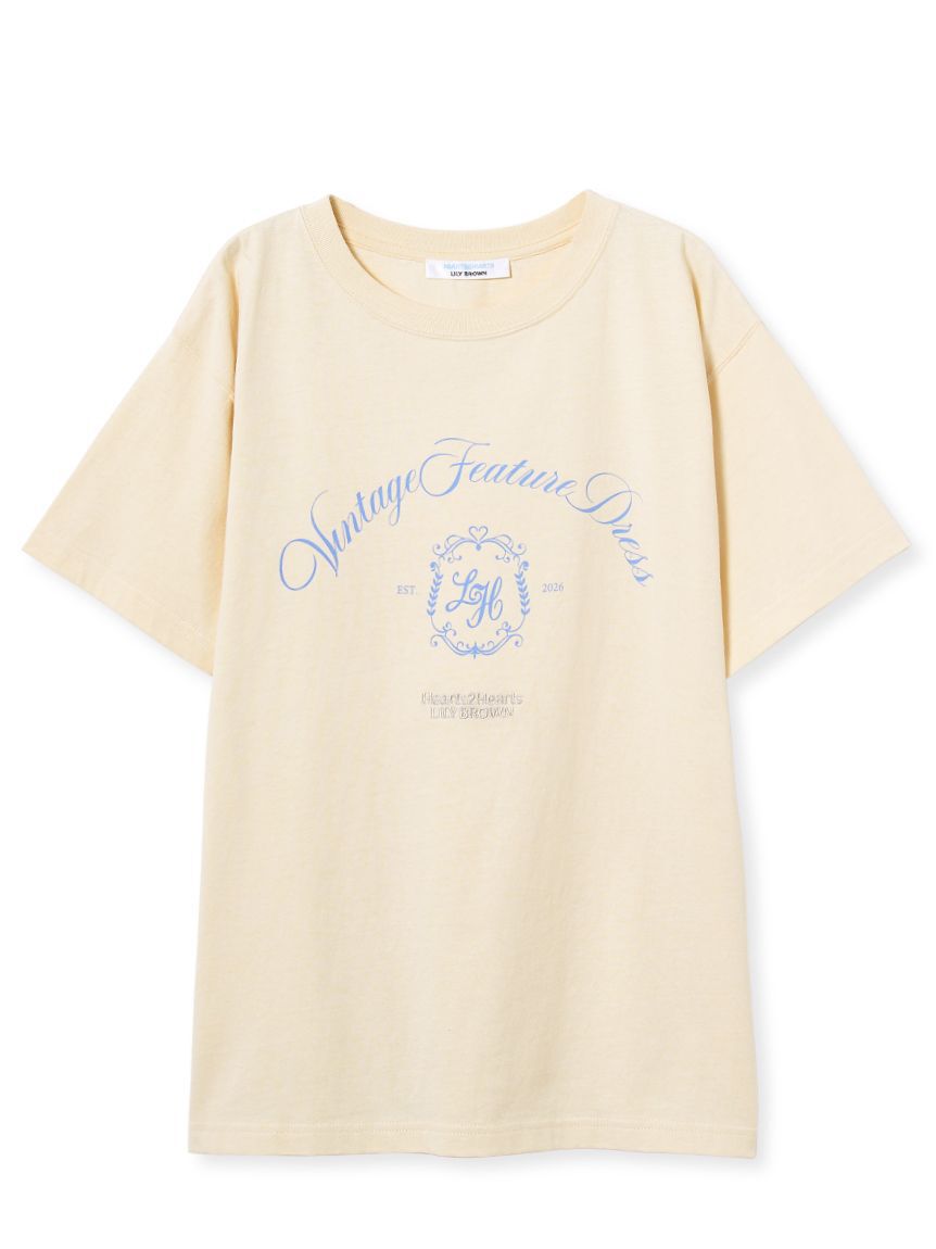 LILY BROWN「【LILY BROWN&times;Hearts2Hearts】エンブレムロゴＴシャツ」|Tシャツ・カットソー|