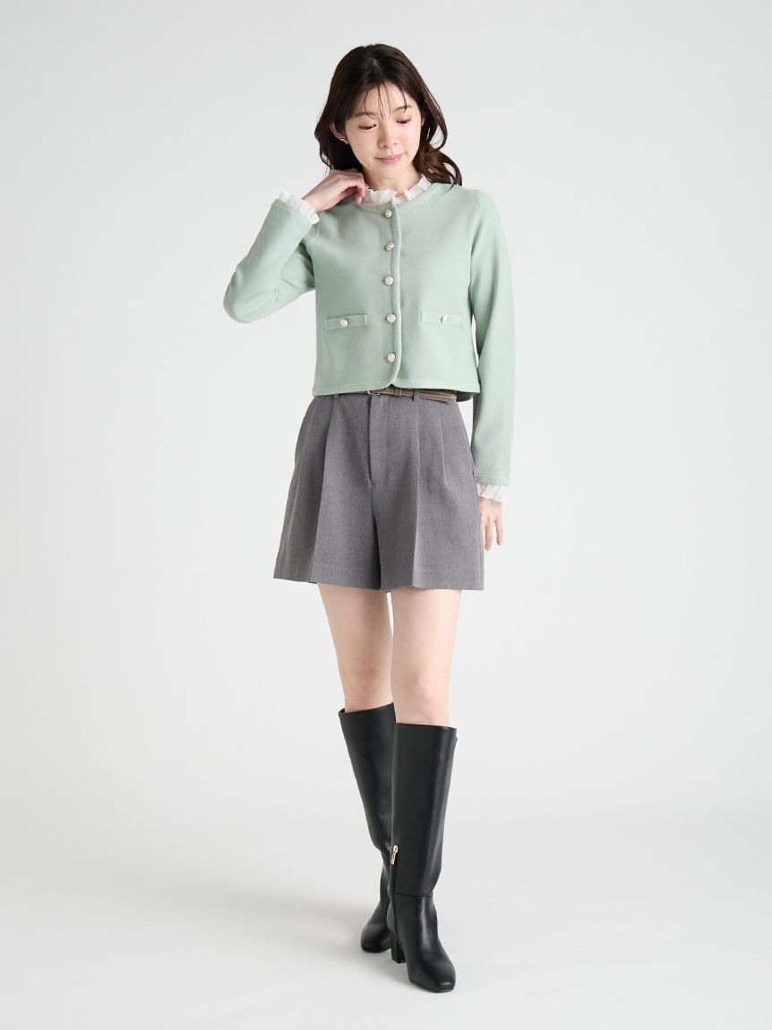 CELFORD「【セットアップ対応】ベルト付きタックショートパンツ」|その他|