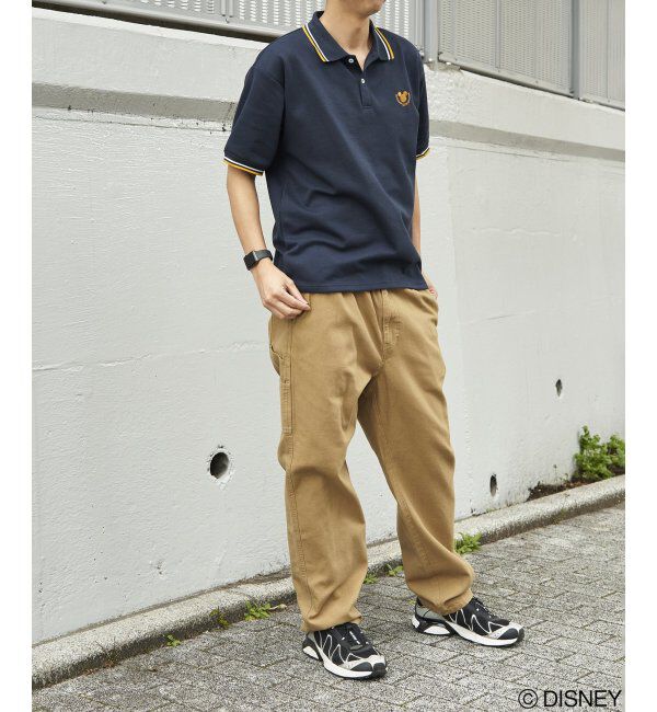 VENCE share style「Mickey Mouse ミッキーマウス 鹿の子リブラインポロシャツ」|その他|