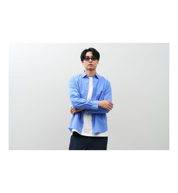  「SUNCUTGlasses/UV100%CUT オーバル型 サングラス | カラーレンズ 太縁フレーム  紫外線対策 UVカット」|サングラス|