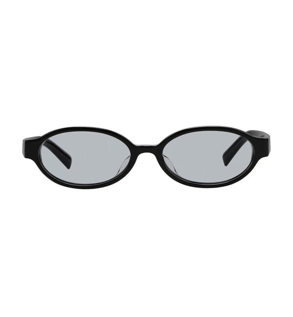  「SUNCUTGlasses/UV100%CUT オーバル型 サングラス | カラーレンズ 太縁フレーム  紫外線対策 UVカット」|サングラス|