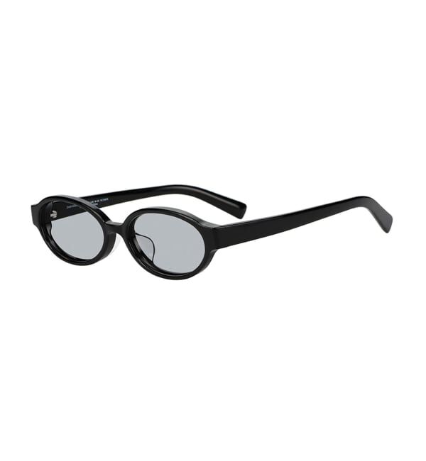  「SUNCUTGlasses/UV100%CUT オーバル型 サングラス | カラーレンズ 太縁フレーム  紫外線対策 UVカット」|サングラス|