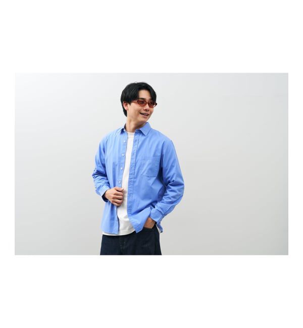  「SUNCUTGlasses/UV100%CUT オーバル型 サングラス | カラーレンズ 太縁フレーム  紫外線対策 UVカット」|サングラス|