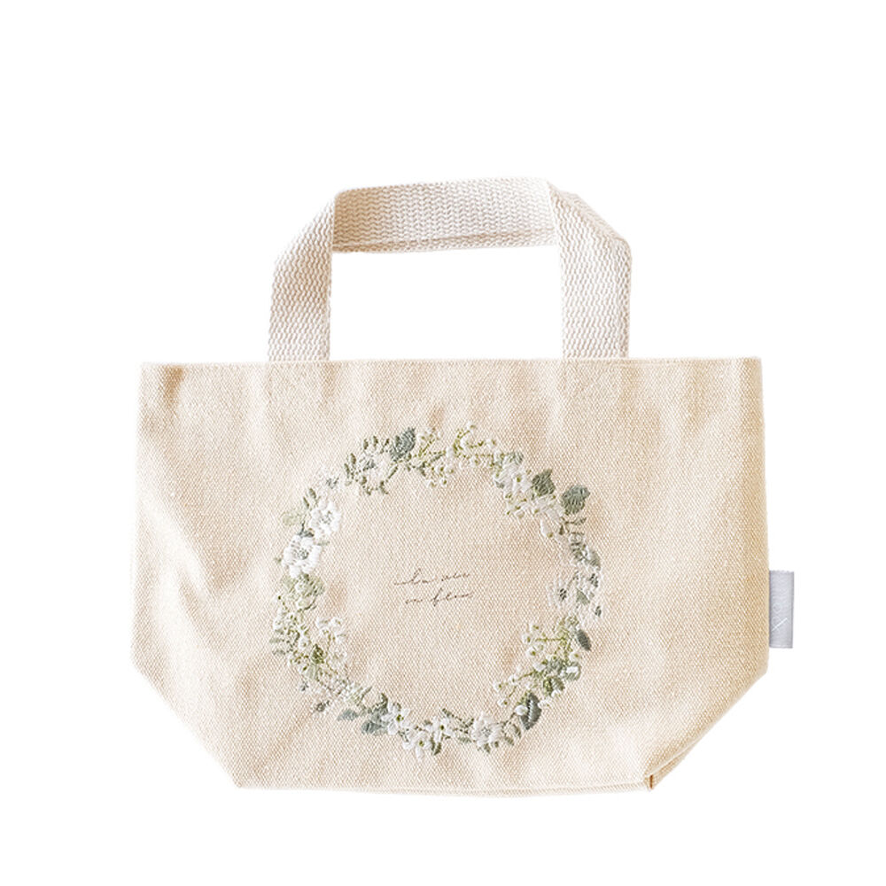 BACKYARD FAMILY「ミニトートバッグ キャンバス 通販 ito& 刺繍 トートバッグ トートバック ミニトート 手提げ」|トートバッグ|ホワイト4