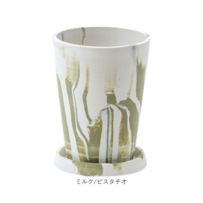 BACKYARD FAMILY「植木鉢 おしゃれ 受け皿付き 通販 鉢カバー 4号 鉢 プラスチック プランター プランターカバー」|その他|