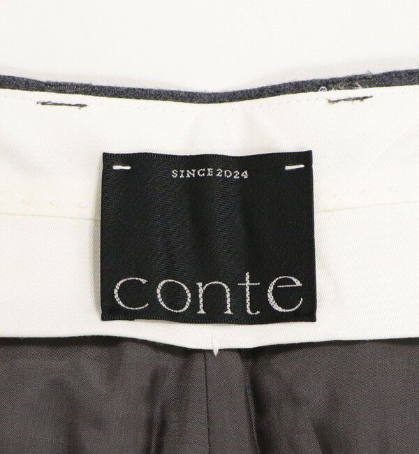 conte「＜conte＞コインポケット タック ワイドパンツ」|その他|
