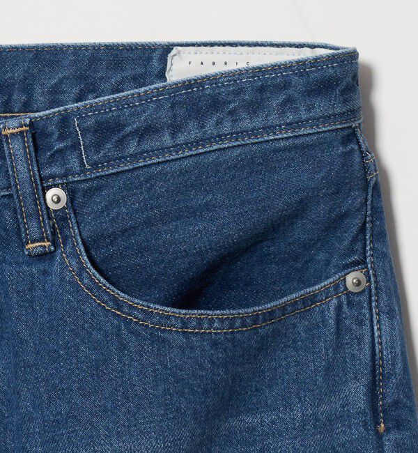 UNITED ARROWS「＜KURO＞ANDERS/フェードインディゴ ワイドテーパード デニムパンツ」|チノ|