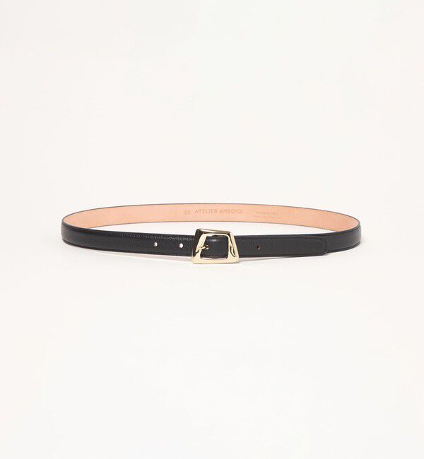 conte「【別注】＜ATELIER AMBOISE for conte＞GRAIN ベルト」|ベルト|BLACK