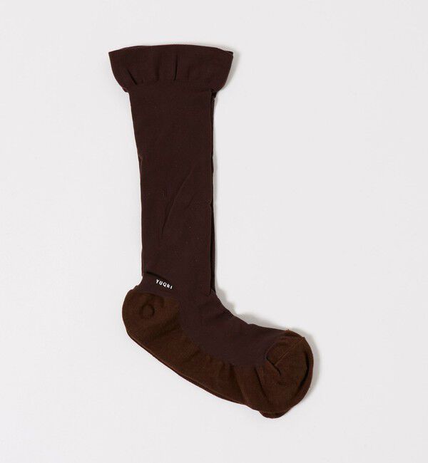 UNITED ARROWS「＜YUQRI＞TRIMY シアー ソックス」|ソックス|DK.BROWN