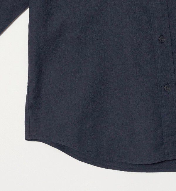 UNITED ARROWS green label relaxing「ナチュラル フィット ビエラバンドカラー 長袖 シャツ」|シャツ・ブラウス|