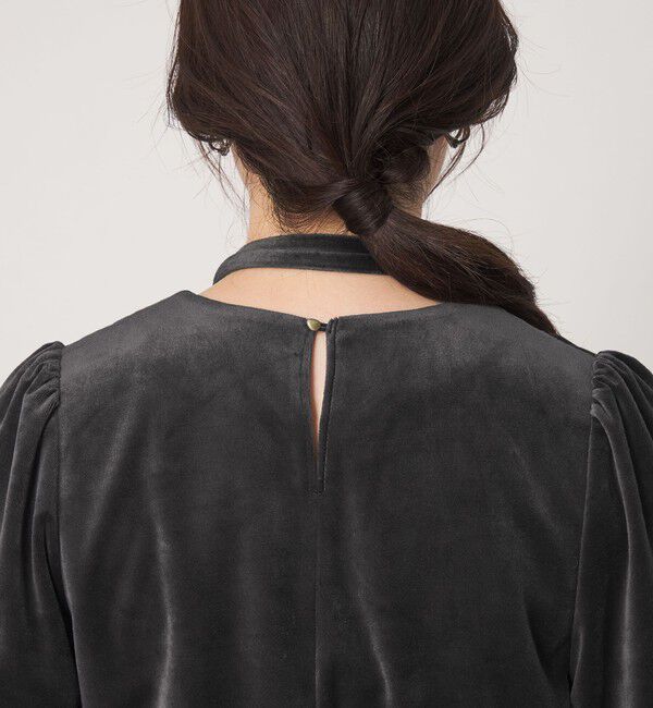 UNITED ARROWS green label relaxing「＜GLR_MINE＞ベロア ミニ ワンピース」|ワンピース|