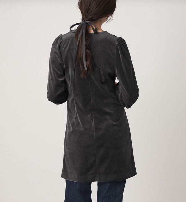 UNITED ARROWS green label relaxing「＜GLR_MINE＞ベロア ミニ ワンピース」|ワンピース|
