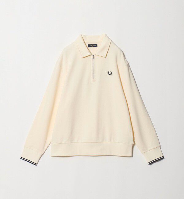 UNITED ARROWS green label relaxing「＜FRED PERRY＞ハーフジップ 長袖 スウェット」|スウェット・ジャージ|OFF WHITE