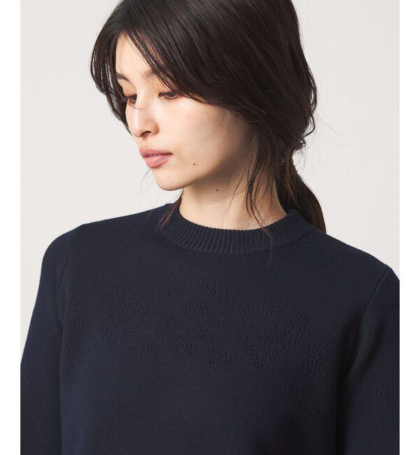 EMMEL REFINES「＜EMMEL REFINES＞EM HW スカシアミ ミニニット ワンピース」|ワンピース|