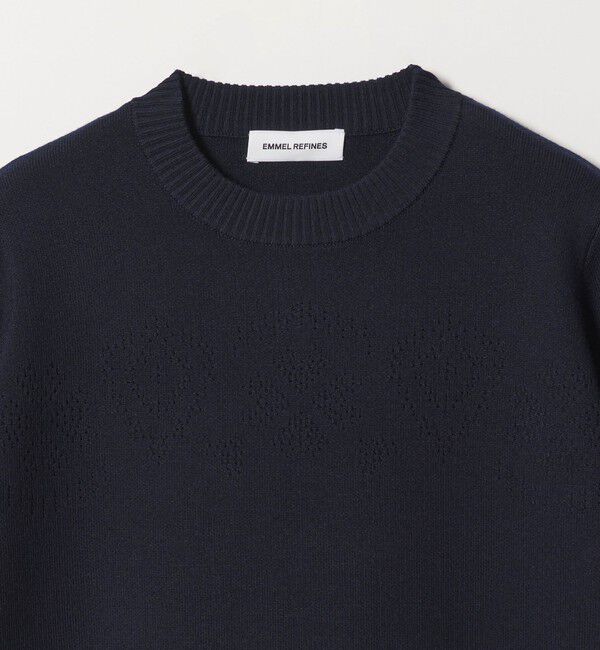 EMMEL REFINES「＜EMMEL REFINES＞EM HW スカシアミ ミニニット ワンピース」|ワンピース|