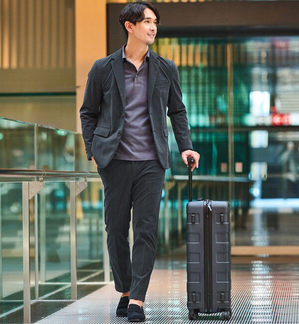 UNITED ARROWS green label relaxing「【WEB限定】JUST fit コーデュロイ ナロー セットアップ ジャケット＆パンツ」|スーツ|DK.GRAY