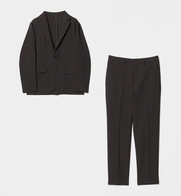 UNITED ARROWS green label relaxing「【WEB限定】JUST fit ミニチェック ナロー セットアップ ジャケット＆パンツ -ストレッチ-」|スーツ|