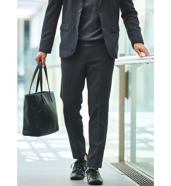 UNITED ARROWS green label relaxing「【WEB限定】JUST fit ミニチェック ナロー セットアップ ジャケット＆パンツ -ストレッチ-」|スーツ|