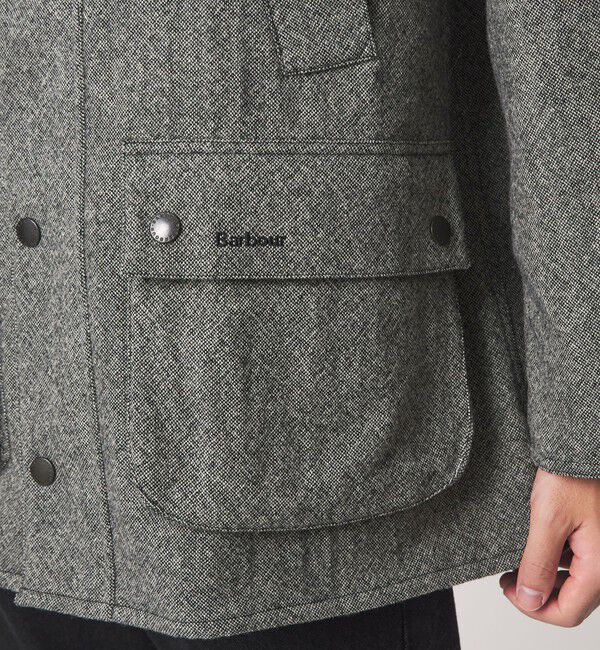 UNITED ARROWS green label relaxing「【別注】＜Barbour＞GLR ホームスパン ビデイル ジャケット」|ブルゾン・スタジャン|