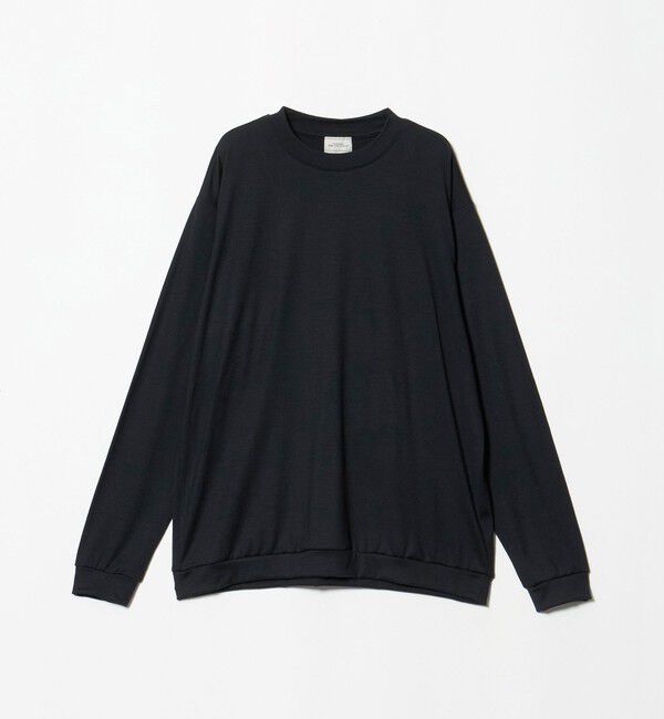UNITED ARROWS green label relaxing「クリア ウール クルーネック カットソー」|Tシャツ・カットソー|BLACK