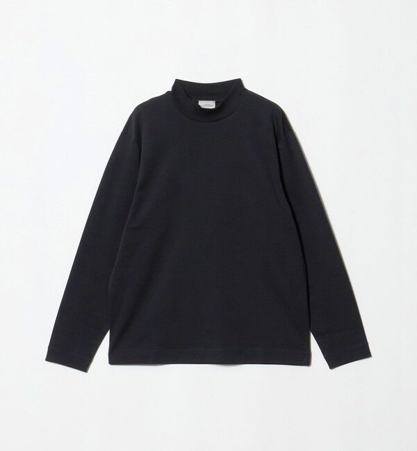 UNITED ARROWS green label relaxing「L/A ポンチ ブラッシュド モックネック カットソー」|Tシャツ・カットソー|BLACK