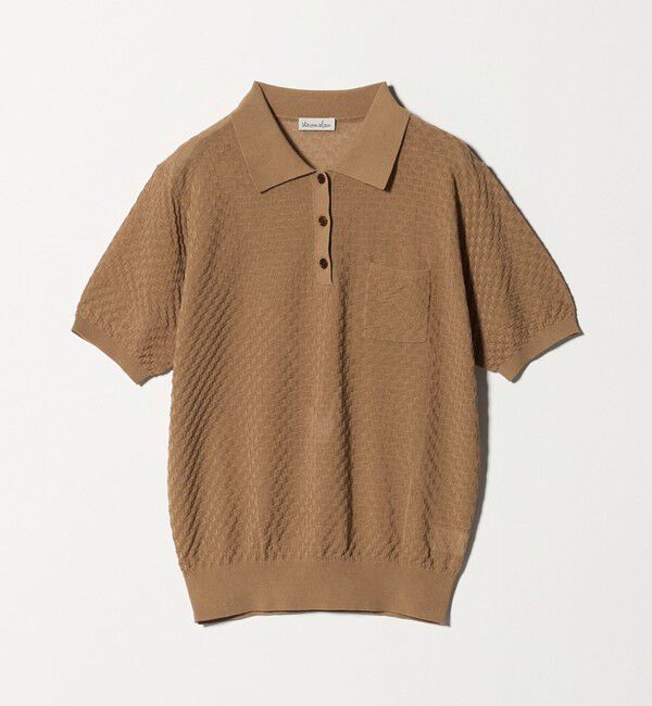 STEVEN ALAN「＜Steven Alan＞スクエア ジャガード ポロニット」|ニット・セーター|